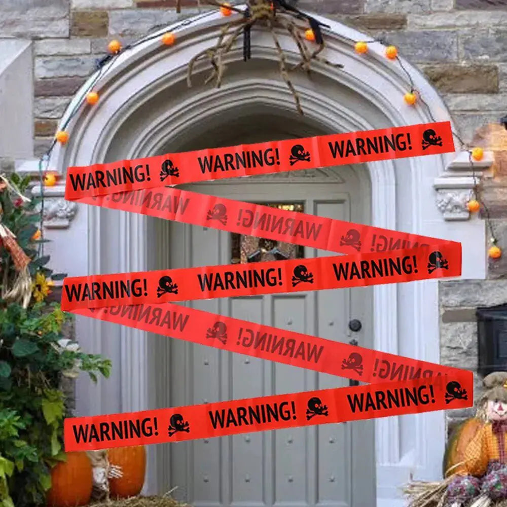 Halloween Warning Caution Tape Decoration