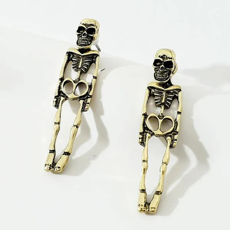 Cute Skeleton Stud Earrings