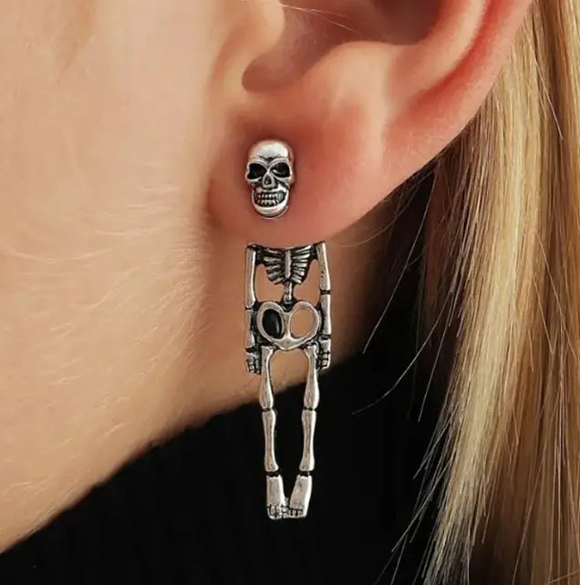 Cute Skeleton Stud Earrings